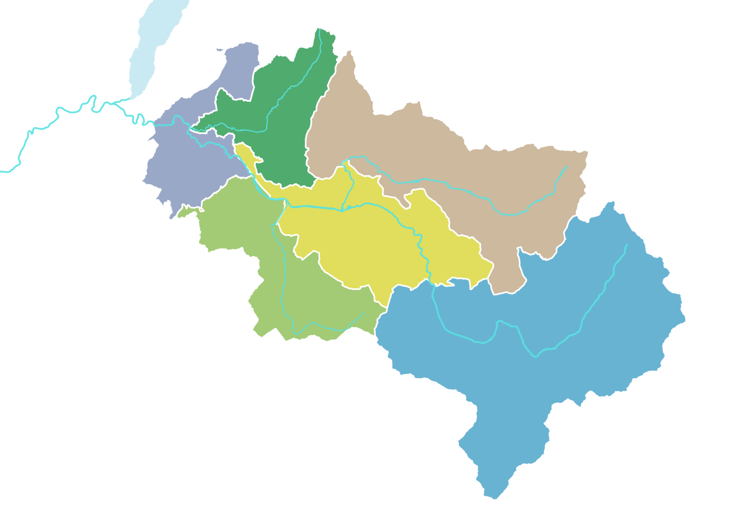 Carte des territoires d'intervention du SM3A